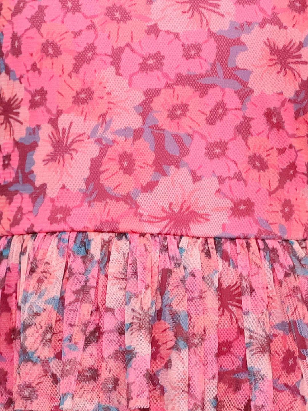 Razzle Dazzle Girls Pink Georgette Party Dress