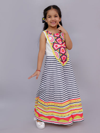 Shor-Gul Multicolor Jumpsuit for Girls