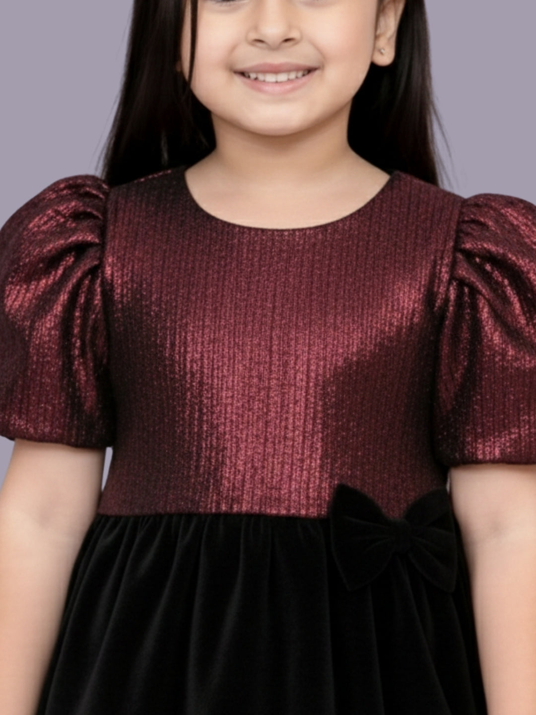 Glam up Girls Party Maroon Top