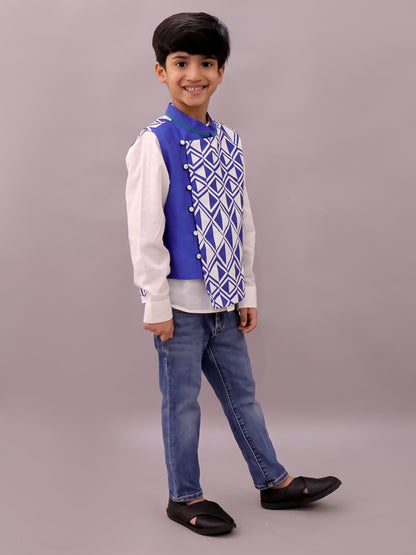 Shor-Gul Blue Jacket For Boys