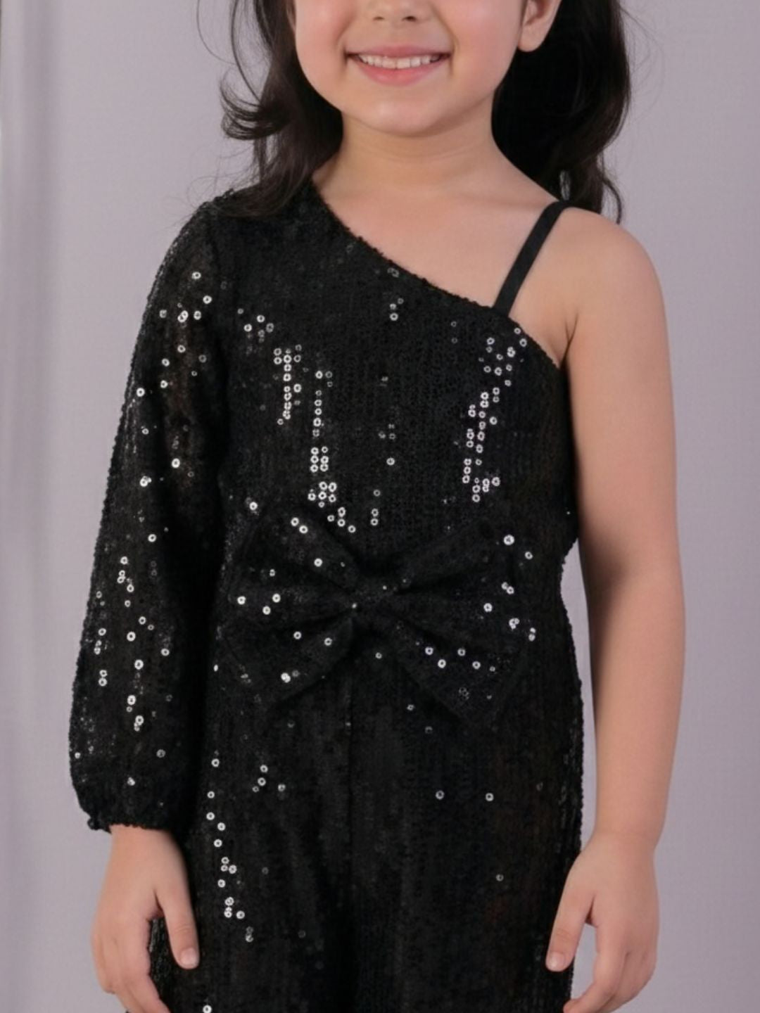 Razzle Dazzle Girls Black Party Jumper