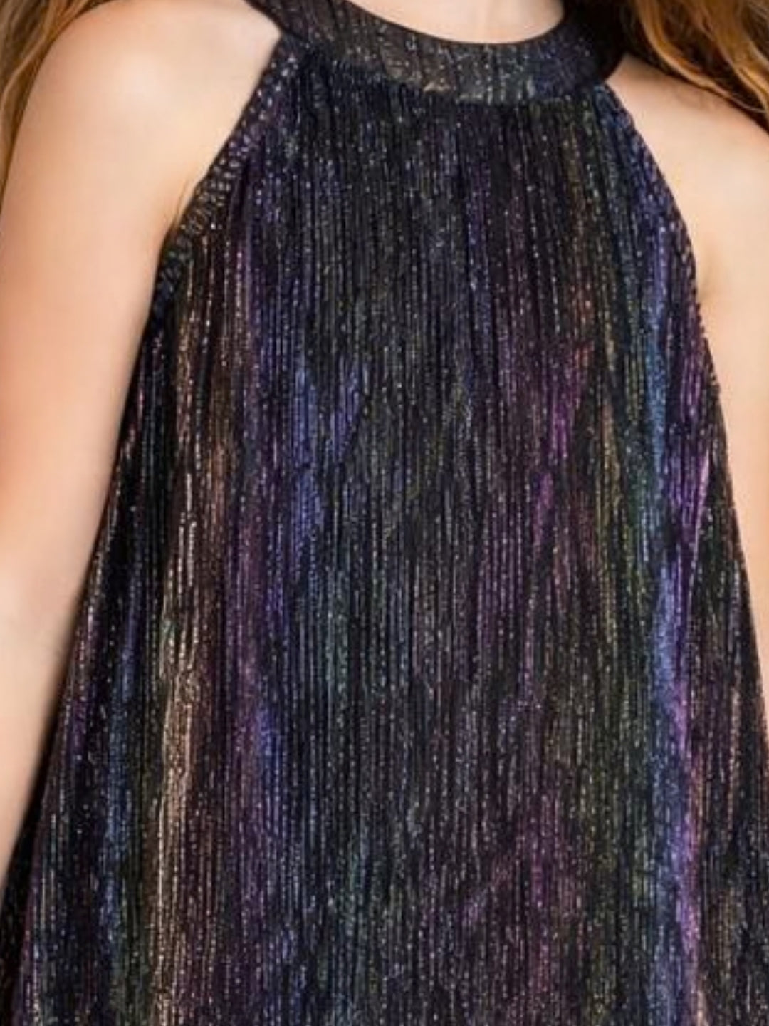 Glam Up Girls Party Black Dress