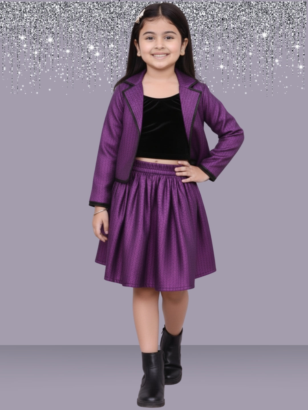 Glam up Girls Party Violet Jacket