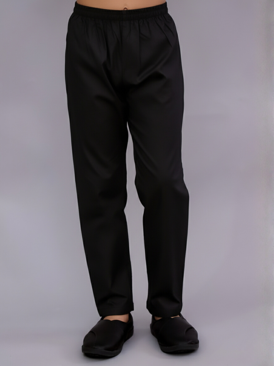 Shor-Gul Black Kurta Pyjama Set For Boys