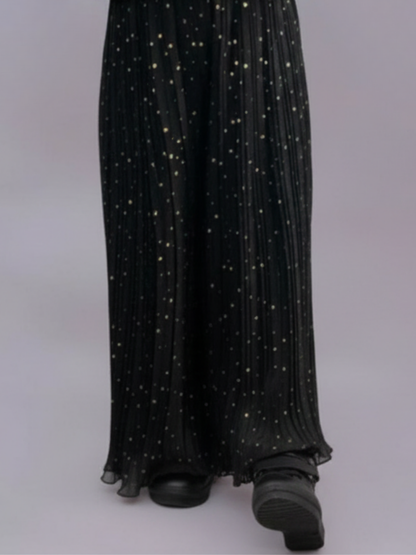 Glam up Girls Black Top and Pant