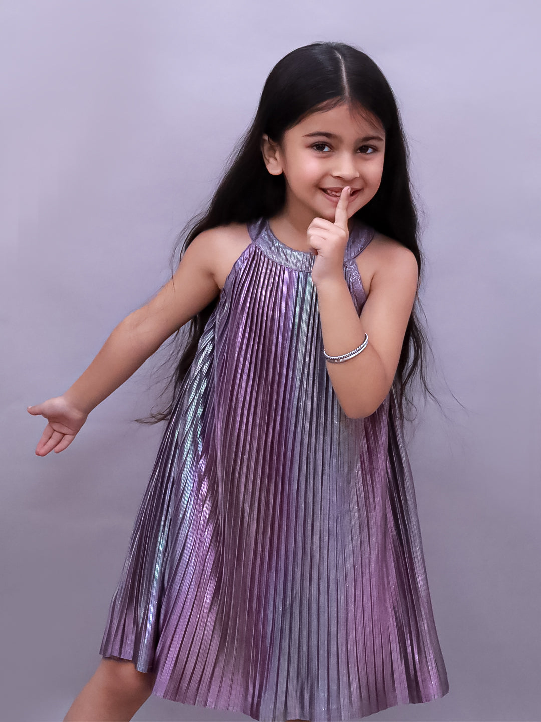 Glam Up Girls Party Mauve Dress