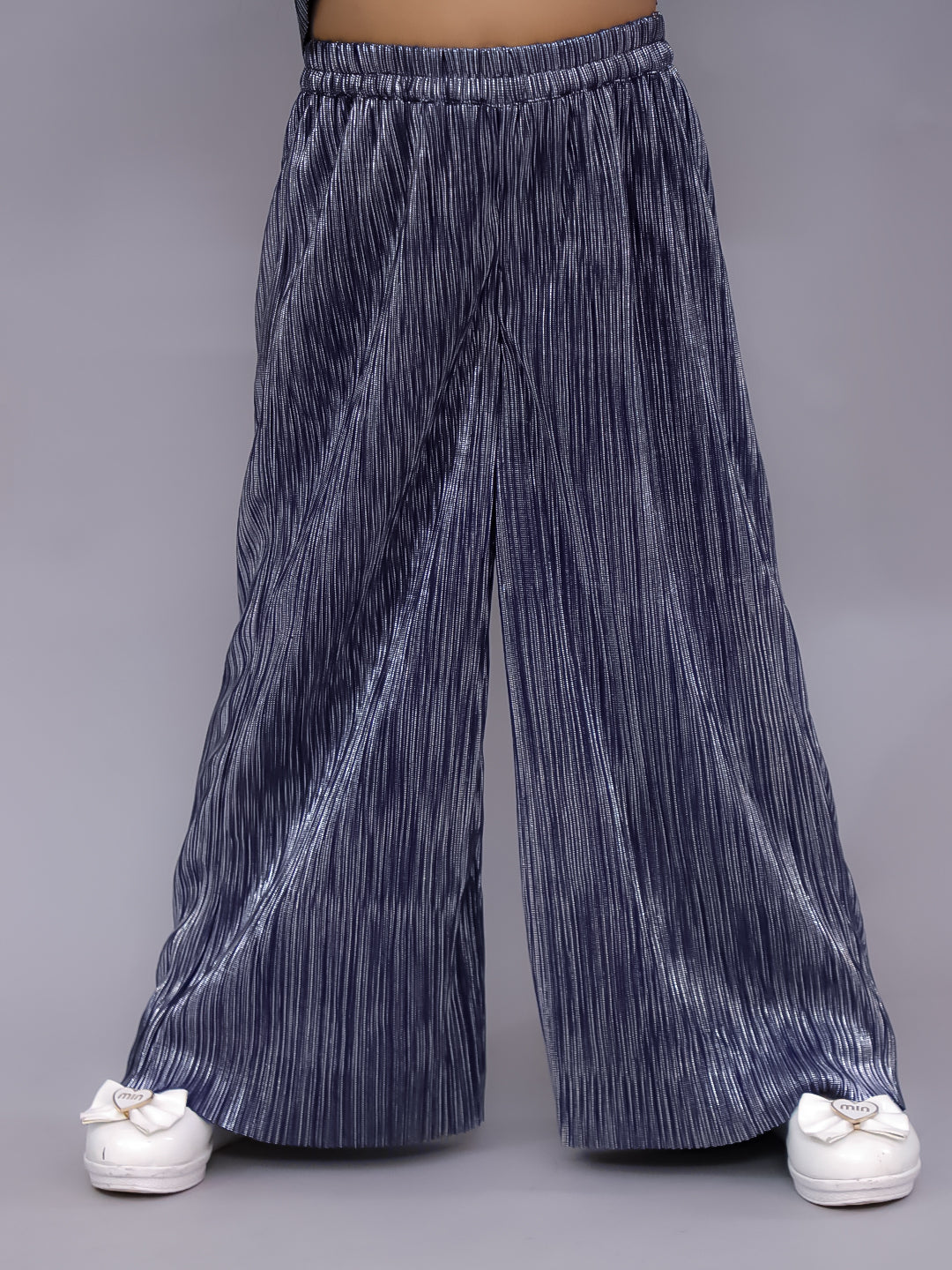 Glam Up Girls Blue Party Top and Pant Set