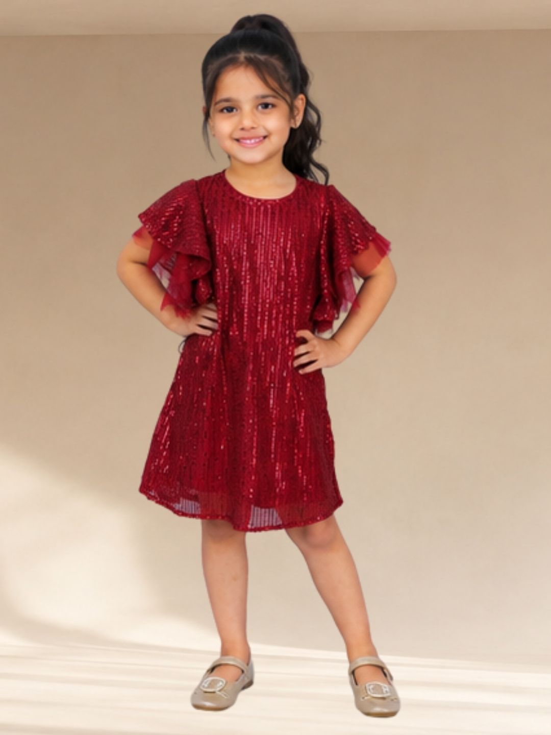 Razzle Dazzle Girls Party Red Dress