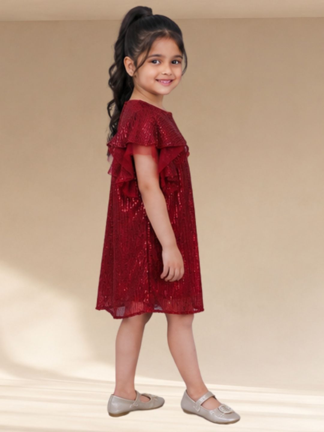 Razzle Dazzle Girls Party Red Dress