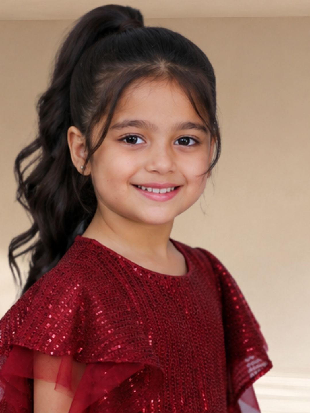 Razzle Dazzle Girls Party Red Dress