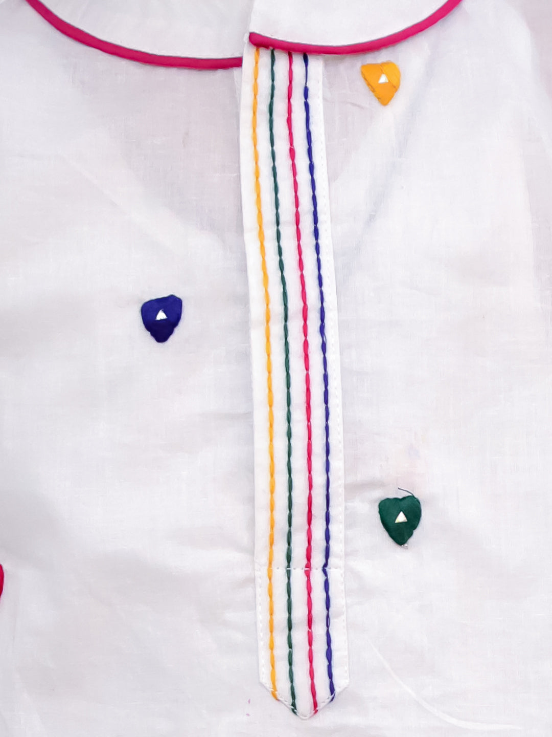 Shor-Gul White Kurta Pyjama Set For Boys