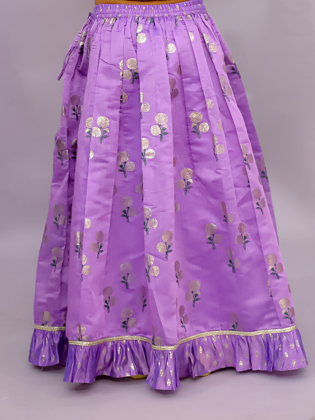 Mishti Purple Lehanga Choli Dupatta Set For Girls