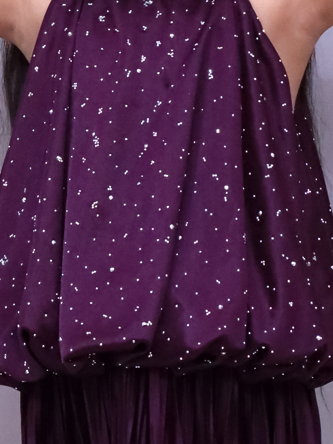Glam Up Girls Party Wine Top And Skirt