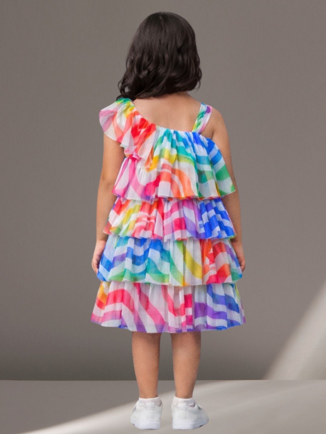 Glam Up Girls White Net Dress