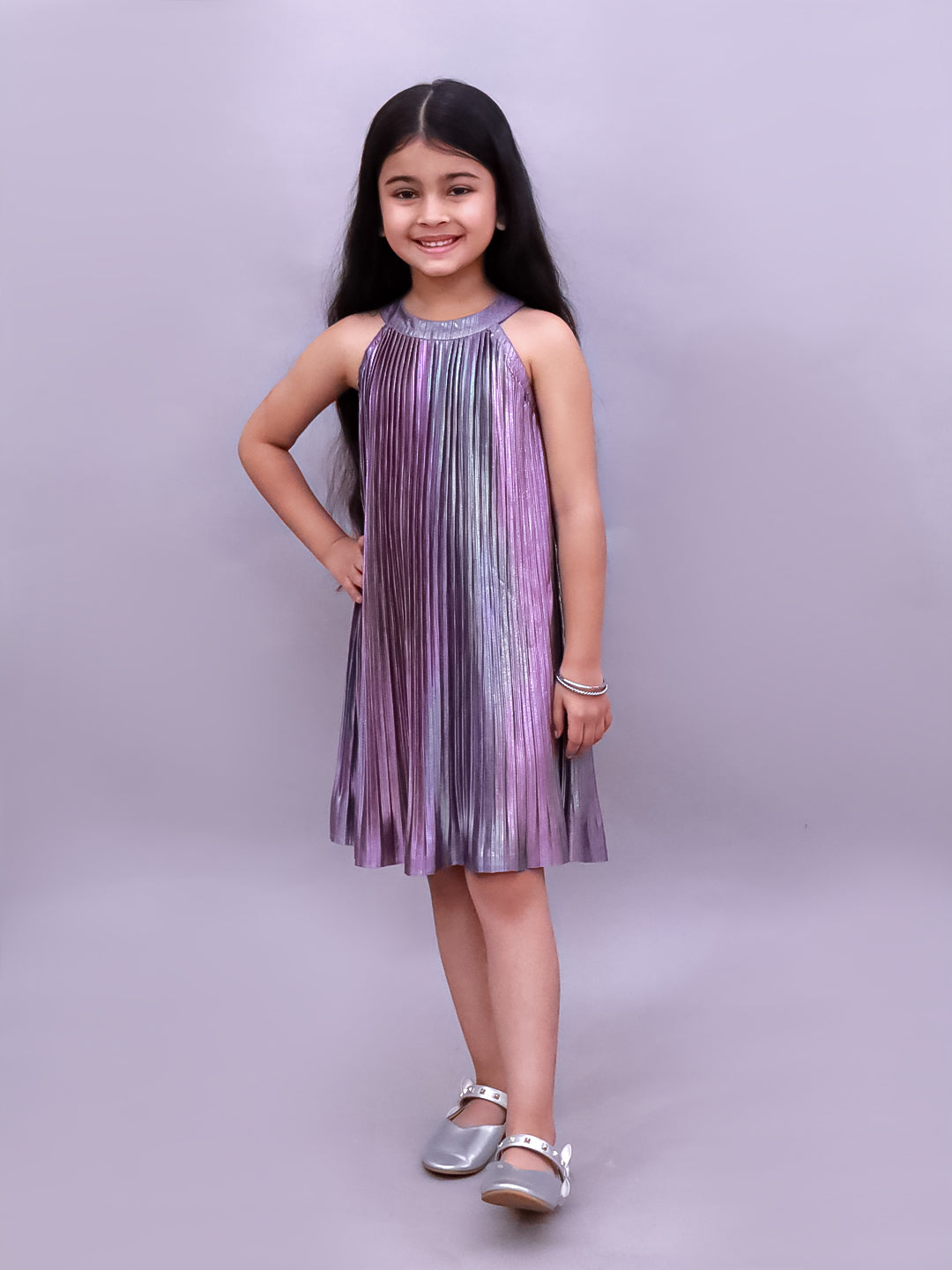 Glam Up Girls Party Mauve Dress