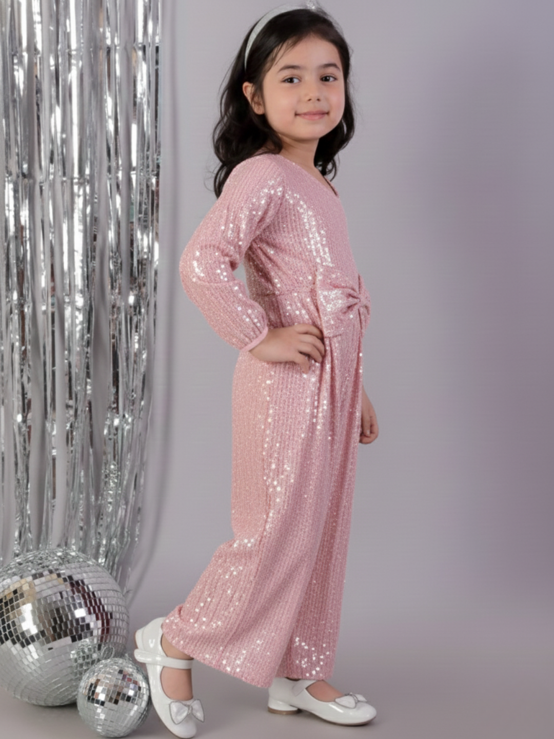 Razzle Dazzle Girls Pink Party Jumper