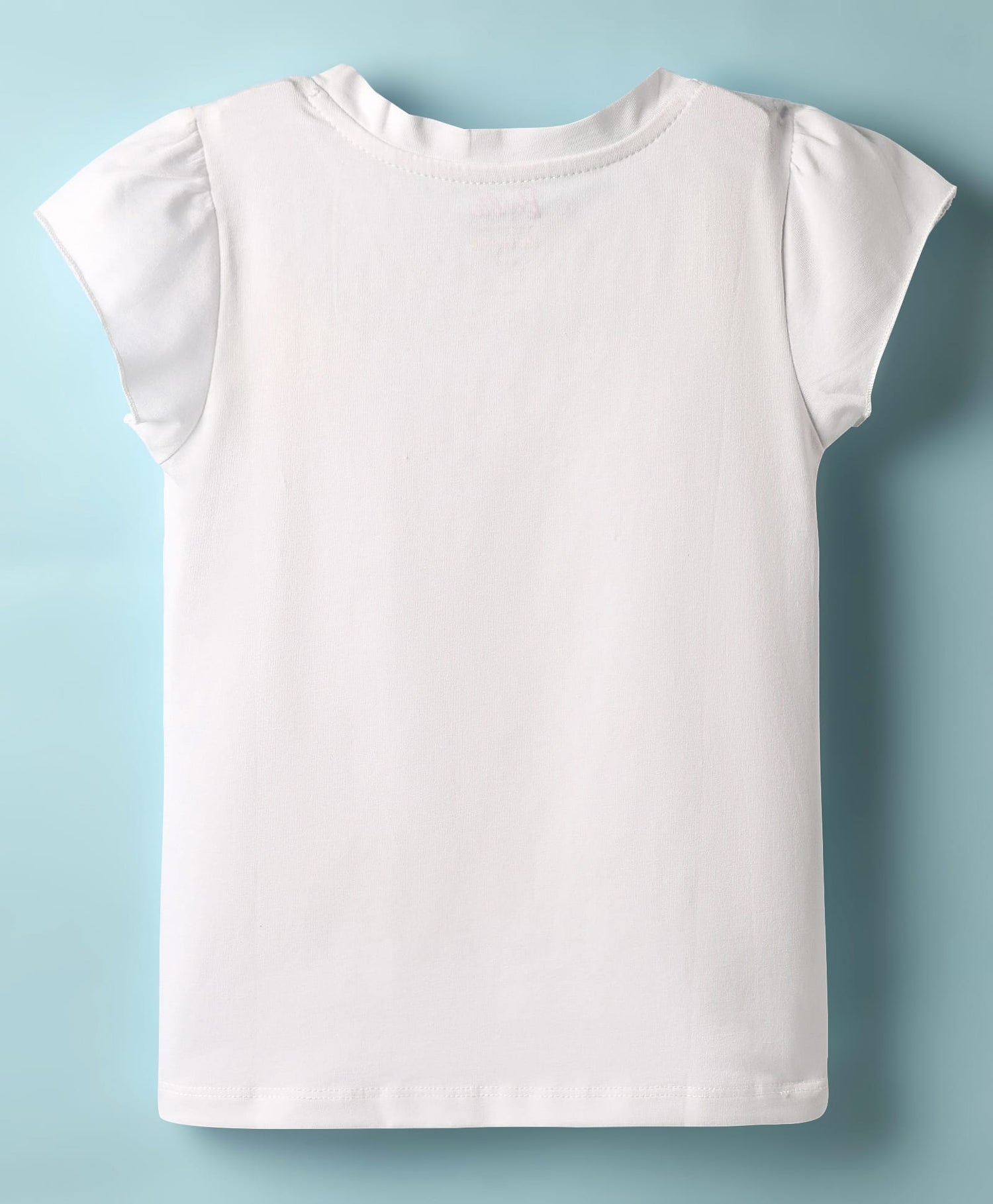 Rainbow Barbie Girls White T-shirt