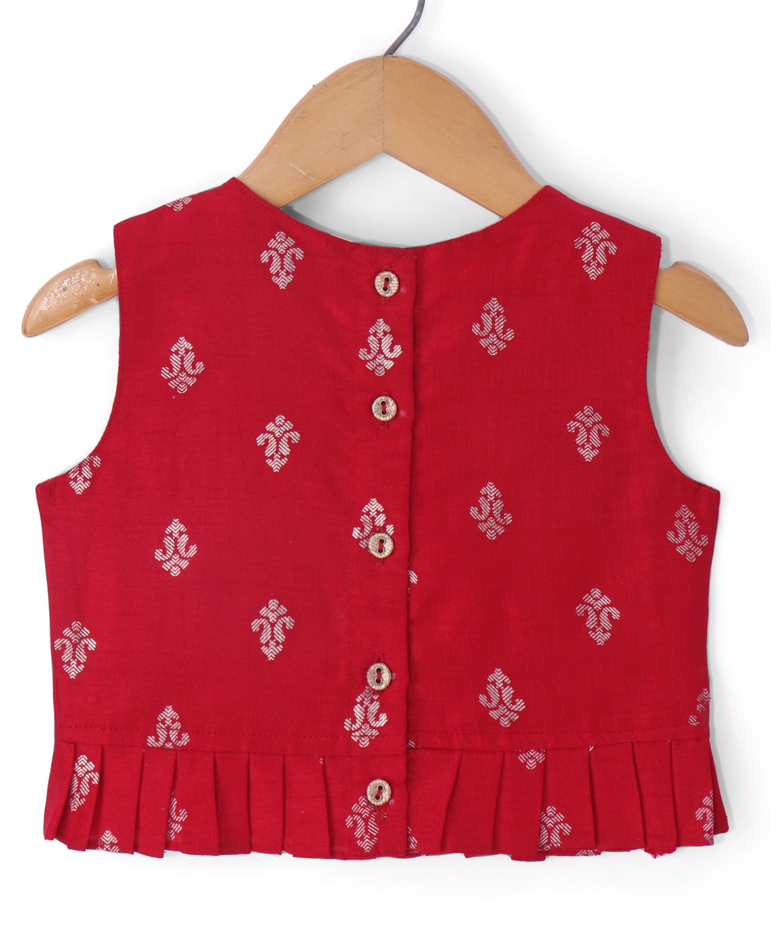 Girls jamavar choli with brocade ghaghra &amp; dupatta