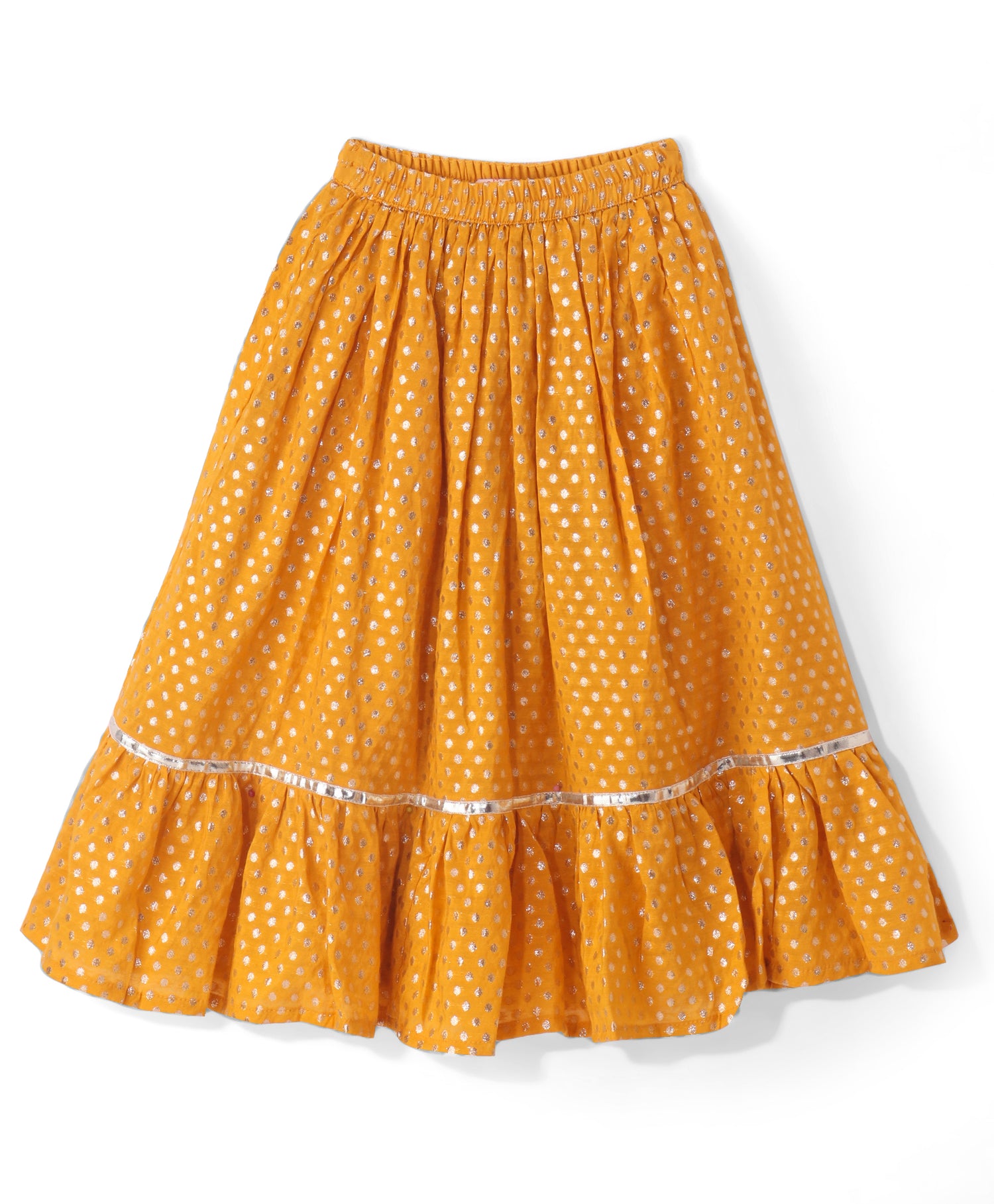 Girls jamavar choli with brocade ghaghra &amp; dupatta