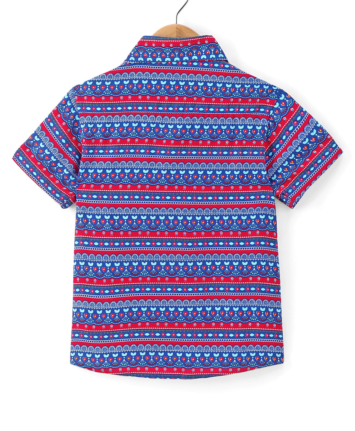 Sassy Boho Boys Blue Shirt from the sibling collection