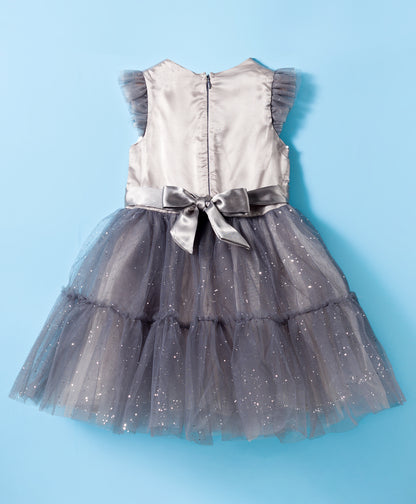 Razzle Dazzle Grey Party Dress for Girls