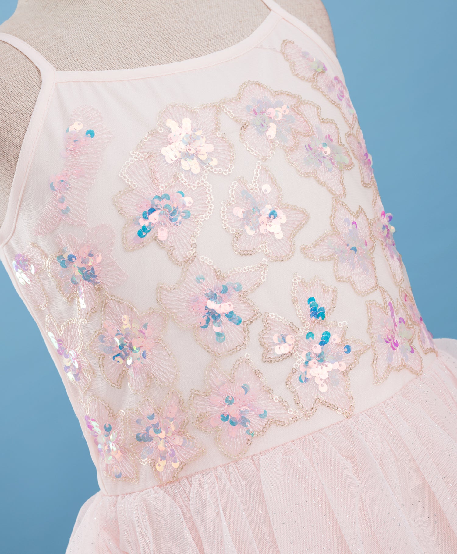 Razzle Dazzle Baby Pink Party Dress with Shrug for Girls